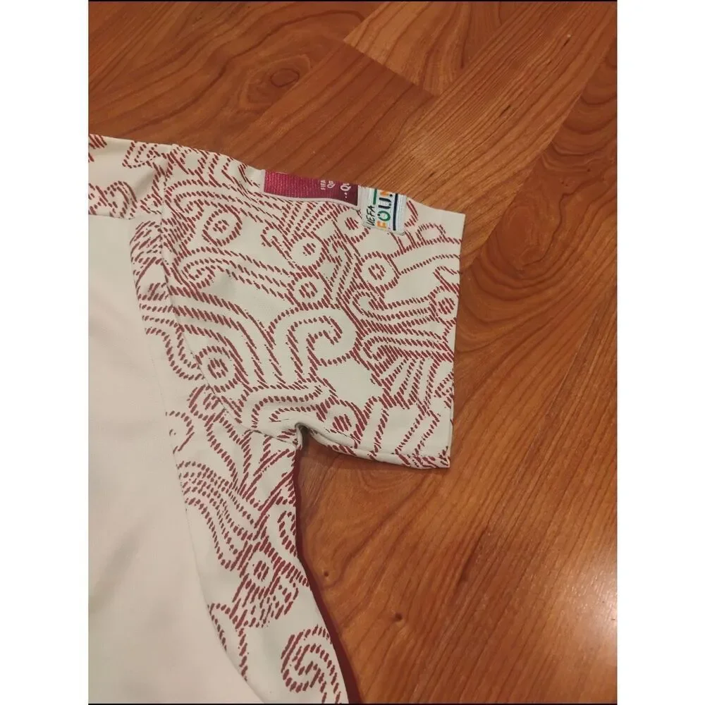 adidas Men Sex Cream & Maroon Graphic Soccer Jersey